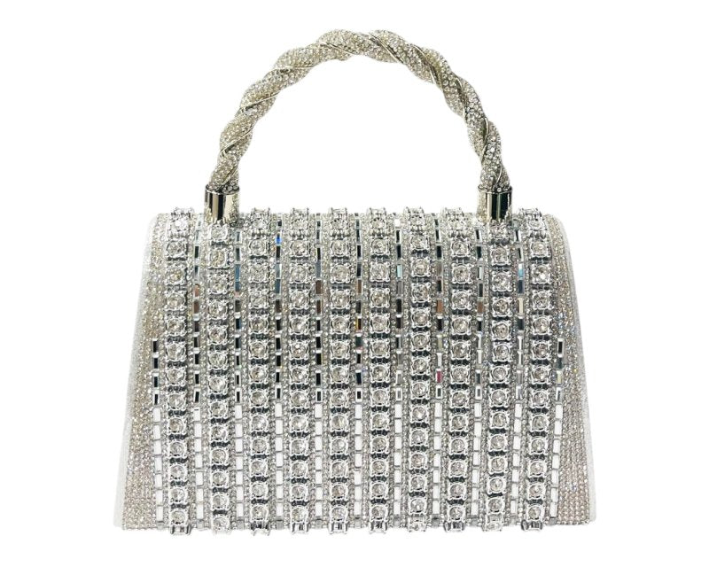 Rhinestone Sparkling Crystal Clutch Bag - Bags - British D'sire