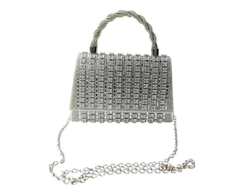 Rhinestone Sparkling Crystal Clutch Bag - Bags - British D'sire