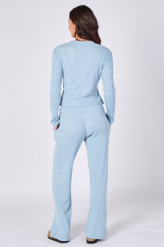 Ribbed Button - Up Co - Ord Set - co ord set - British D'sire