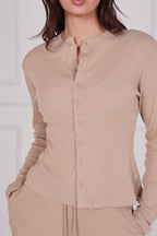 Ribbed Button - Up Co - Ord Set - co ord set - British D'sire