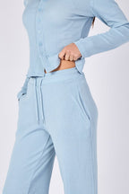 Ribbed Button - Up Co - Ord Set - co ord set - British D'sire