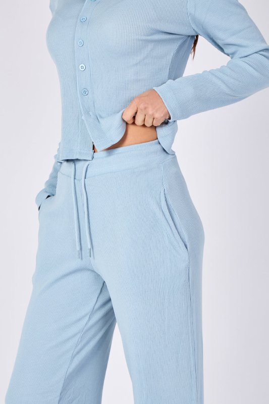 Ribbed Button - Up Co - Ord Set - co ord set - British D'sire