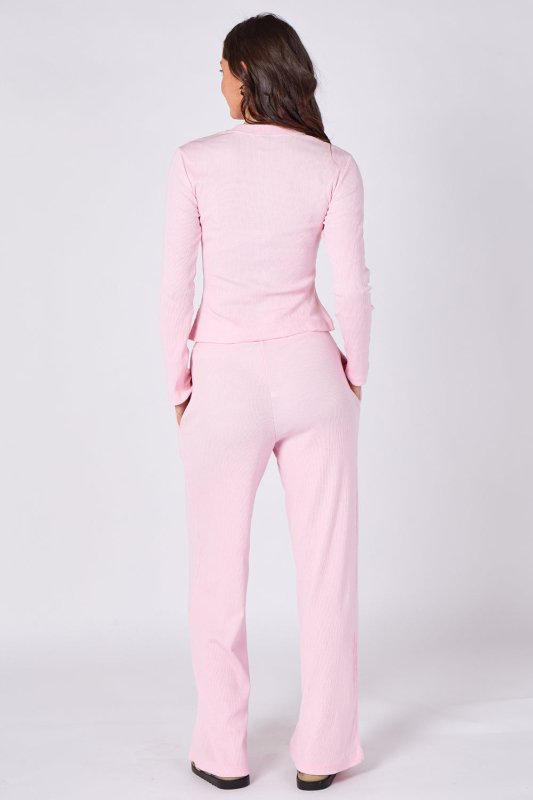 Ribbed Button - Up Co - Ord Set - co ord set - British D'sire