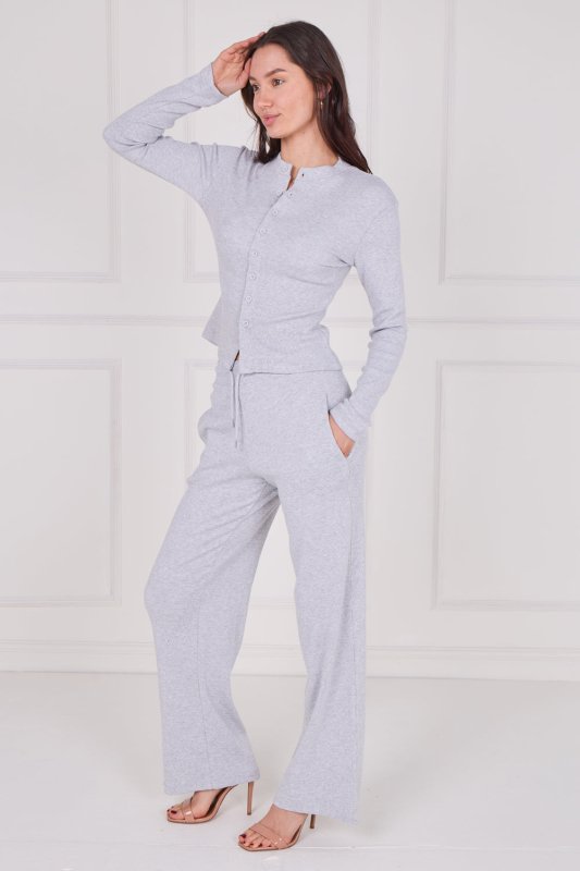 Ribbed Button - Up Co - Ord Set - co ord set - British D'sire