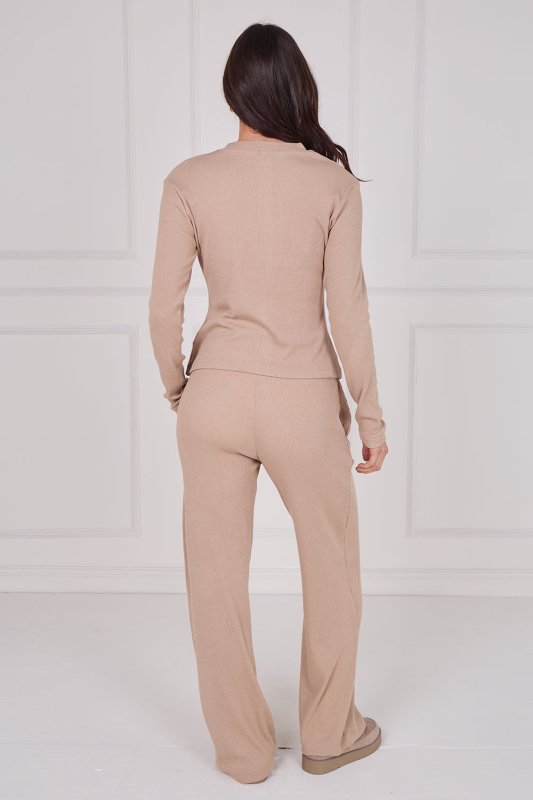 Ribbed Button - Up Co - Ord Set - co ord set - British D'sire