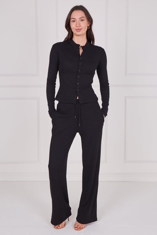 Ribbed Button - Up Co - Ord Set - co ord set - British D'sire