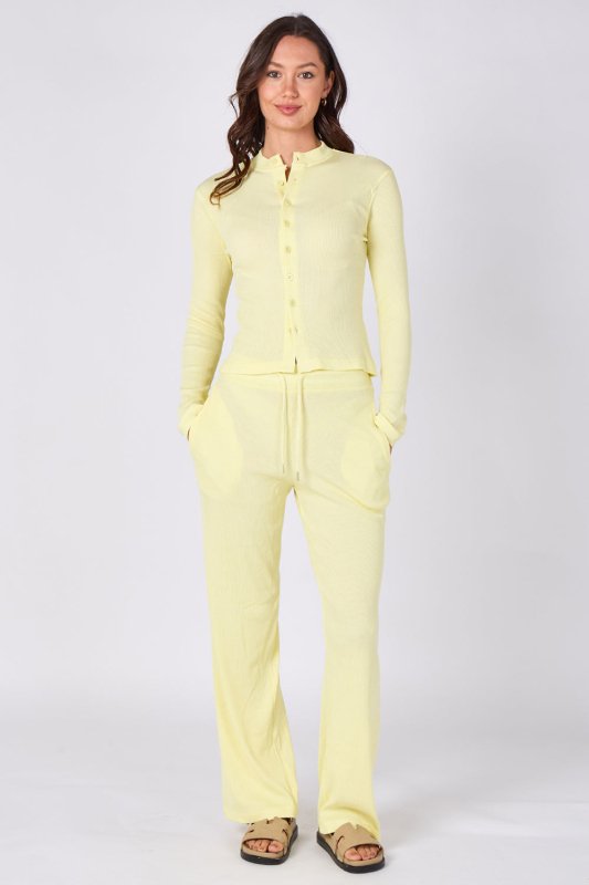 Ribbed Button - Up Co - Ord Set - co ord set - British D'sire