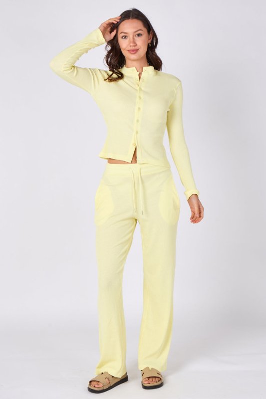 Ribbed Button - Up Co - Ord Set - co ord set - British D'sire