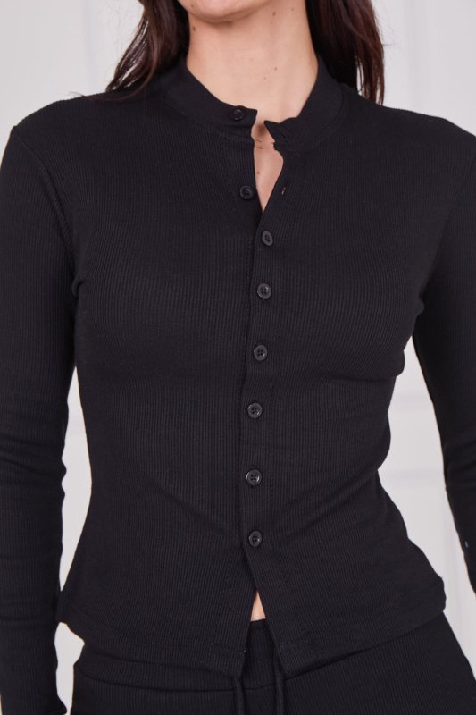 Ribbed Button - Up Co - Ord Set - co ord set - British D'sire