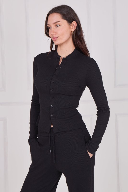 Ribbed Button - Up Co - Ord Set - co ord set - British D'sire