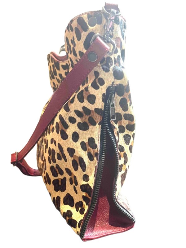 Riche - Leopard/Red - Handbag - British D'sire