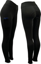 Riding Tights Equestrian Ladies Silicone Grip with Phone Pockets Horse Riding/Gym/Yoga Leggings Tights Breeches Equine - Breeches - British D'sire