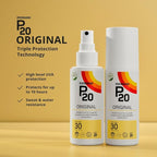 RIEMANN P20 Original SPF30 Spray 100ml Advanced Sunscreen Protection, High Performance Triple Protection + Sweat Resistance, Durable Protects up to 10 Hours, Very Water Resistant, High UVA Protection - Sunscreens - British D'sire