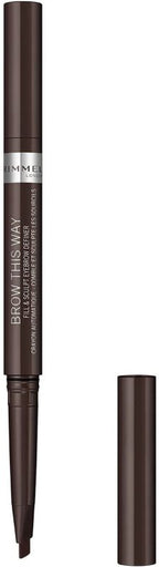 Rimmel London Brow This Way Fill & Sculpt Eyebrow Definer -Dark Brown - Eyebrow Enhancers - British D'sire