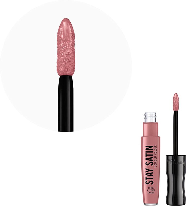 Rimmel London Stay Satin Liquid Lipstick, Sike, 5.5 ml - Liquid Lipstick - British D'sire