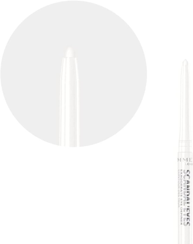 Rimmel Scandaleyes Eye Definer, Snow White, 0.35g - Eyeliner - British D'sire