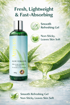 Ammuri Organic Pure Aloe Vera Gel 100% Pure, Natural Organic Soothes Hydrates & Repairs