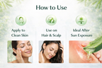 Ammuri Organic Pure Aloe Vera Gel 100% Pure, Natural Organic Soothes Hydrates & Repairs
