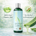 Ammuri Organic Pure Aloe Vera Gel 100% Pure, Natural Organic Soothes Hydrates & Repairs