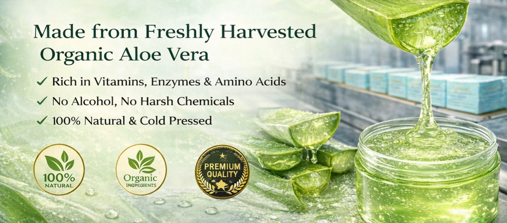 Ammuri Pure Aloe Vera Gel Natural Moisturizer Skin Psoriasis Treatment