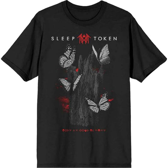 Rock Off T-Shirt Ufficiale Sleep Token – Euclid Band Logo, Cotone Morbido