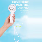 ROCK RST10853 Mini Handheld ElectricTurbo Fan(White) - British D'sire