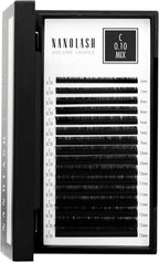 Roll over image to zoom in Nanolash Volume Lashes - false lashes for professional eyelash extensions, volume eyelash extensions (0.10 C, MIX 6 - 13mm) - False Eyelashes - British D'sire