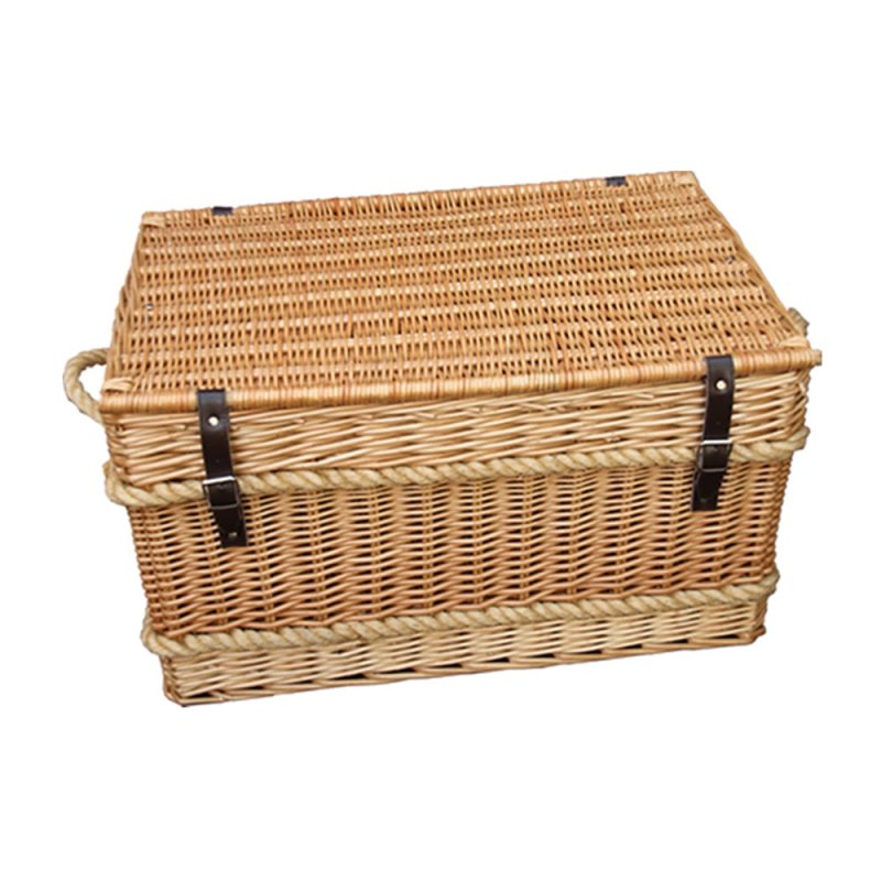 Rope Handled Trunk 73cm Empty Picnic Basket - Empty Picnic Baskets - British D'sire
