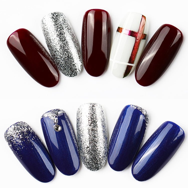 ROSALIND Gel Shiny Platinum Nails Polish(RFA397) - British D'sire