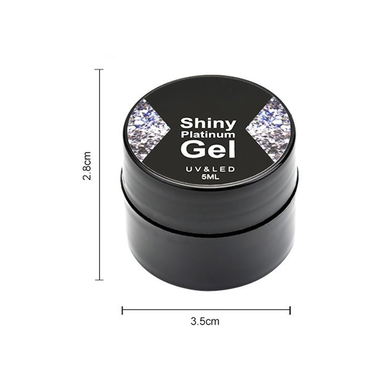 ROSALIND Gel Shiny Platinum Nails Polish(RFA397) - British D'sire