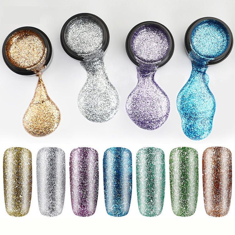 ROSALIND Gel Shiny Platinum Nails Polish(RFA397) - British D'sire