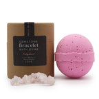 Rose Quartz Gem Bracelet Bath Bomb - Gemstone Bracelet Bath Bomb - British D'sire