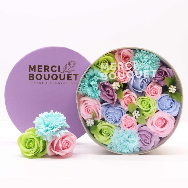 Round Box - Baby Blessings - Blues Secondary image