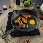 Round Cast Iron Skillet Frying Pan with Handle - Frying Pan - British D'sire
