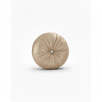 Round Diamante Cushion Sparkly Crystal Embellished Glam Filled Cushion - Plum - British D'sire