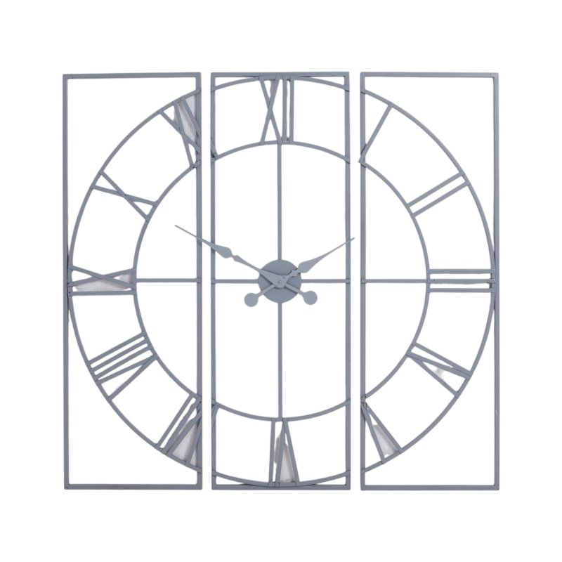 Roza Panelled Wall Clock Home Wall Decor - Clocks - British D'sire
