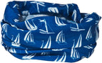 Ruffnek BLUEPRINT SAILING BOATS Multifunctional Headwear Neck warmer Snood Tube/Boating gifts/Crew Neck Gaiters - ONE SIZE for Men, Women & Children - British D'sire