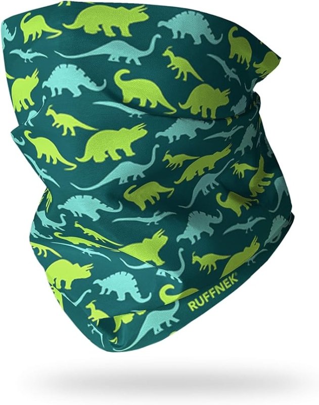 Ruffnek DINOSAURS Multifunctional tube scarf neck warmer snood - for Children/Adults - Unisex One Size - British D'sire