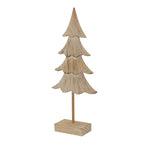 Rustic Fir Tree On Stand Home Decor Ornament Decoration - Christmas Decor - British D'sire