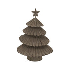 Rustic Metal Layered Tree With Star - Christmas Decor - British D'sire