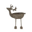 Rustic Metal Reindeer Bowl Home Decor Ornament Decoration - Christmas Decor - British D'sire