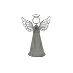 Rustic Metal Standing Angel Home Decor Ornament Decoration - Christmas Decor - British D'sire