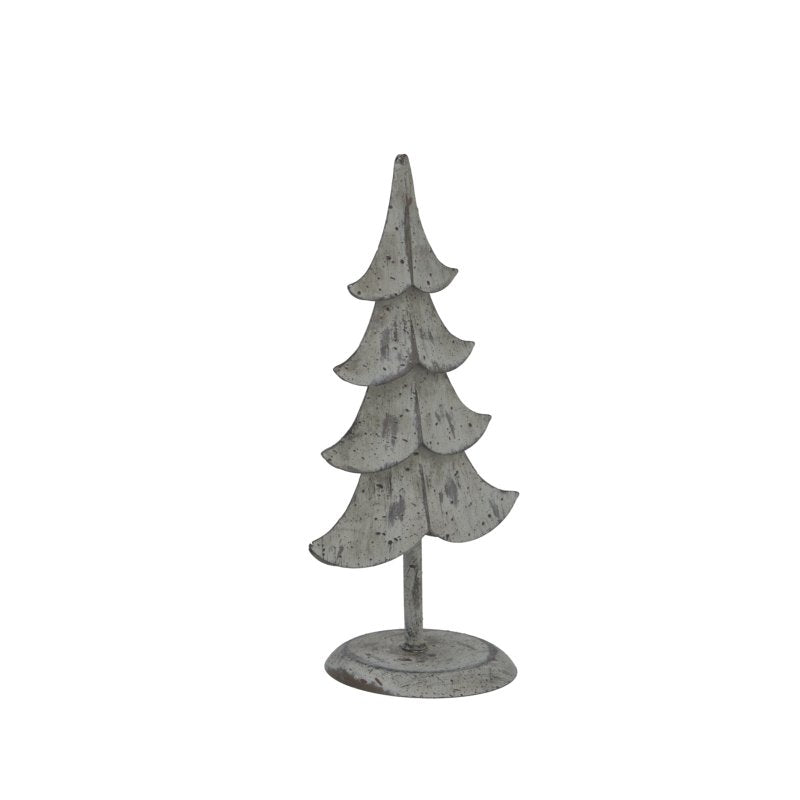Rustic Metal Standing Tree Home Decor Ornament Decoration - Christmas Decor - British D'sire