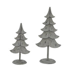Rustic Metal Standing Tree Home Decor Ornament Decoration - Christmas Decor - British D'sire