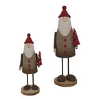 Rustic Tall Santa Home Decor Ornament Decoration - Christmas Decor - British D'sire