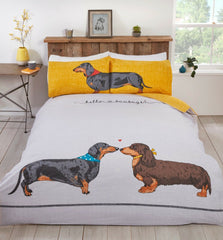 Hello Sausage Kids Children Bedding Single Double Toddler Duvet Quilt Cover Set Boys Girls