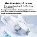 S8 High - Speed Ice Cooling Fan Digital Display Quiet Handheld Fan(Orange) - Fan - British D'sire