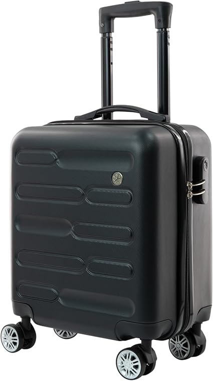 SA Products Cabin Suitcase, Easy Jet 45x36x20 Cabin Bag | Lightweight, Telescopic Handle, Hard Shell Small Carry on Suitcase with Wheels | Travel Luggage 45 CM - Luggage Accessories - British D'sire Main image