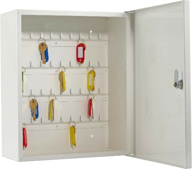 Safe Key Storage Safes UK Key Cabinet Wall Mounted Safe Key Storage up to 40 Keys With ...