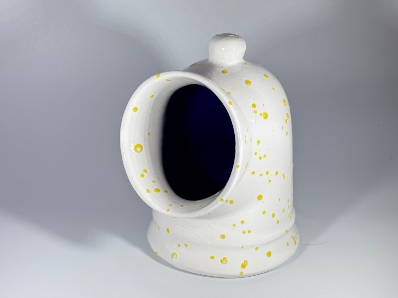 Salt Pig White with Yellow Spots - Salt Pig - British D'sire